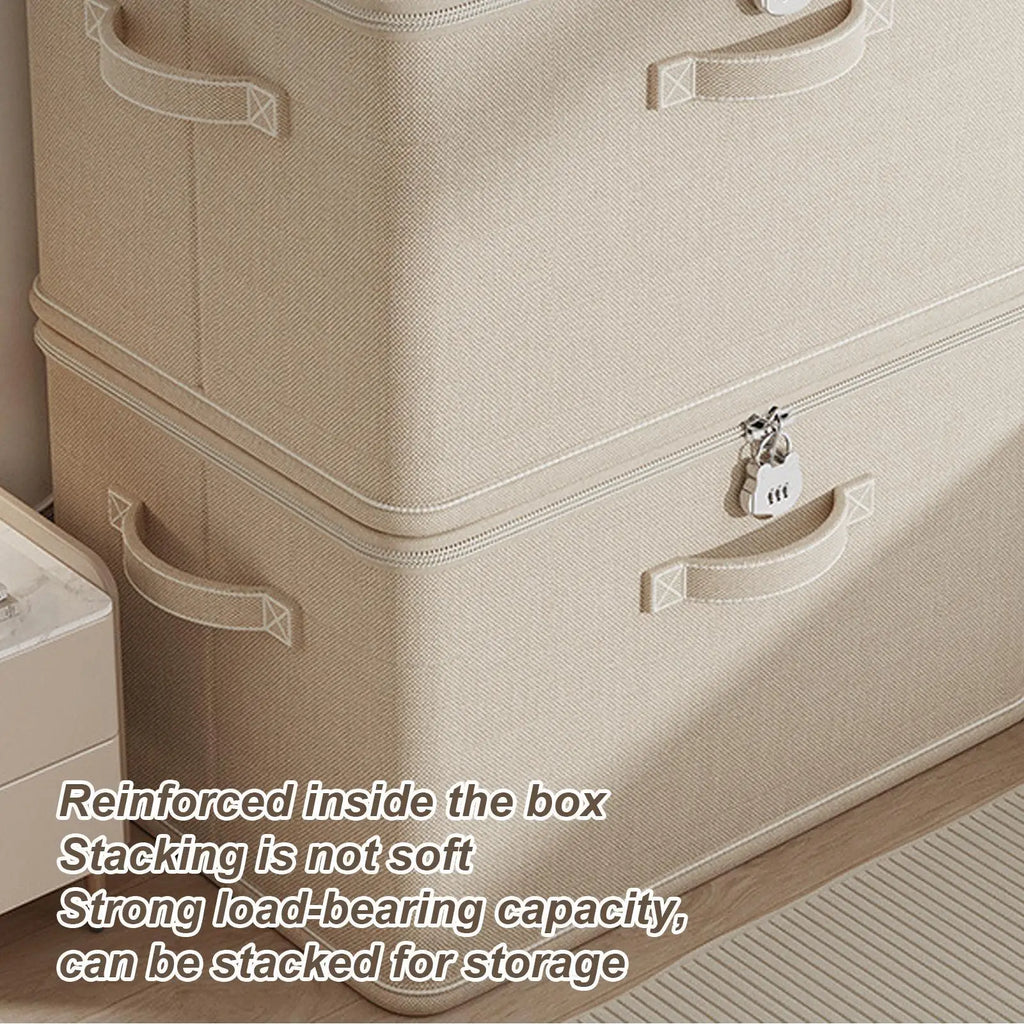Lockable Storage Box Secure Stackable Odor Proof Container Handle