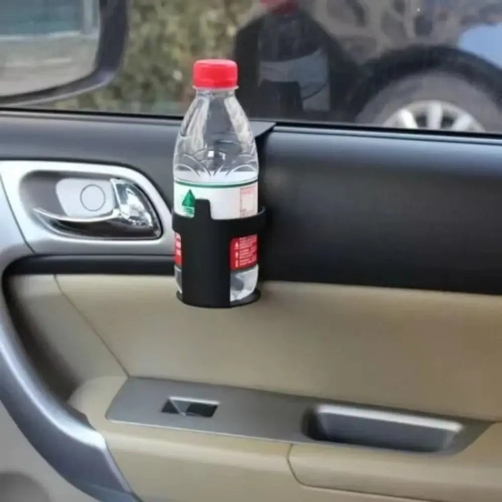 2pcs Black Car Beverage Cup Holder Portable Plastic Water Drink Cup Holder Universal Adjustable Coffee Bottle Holder Zpaxo