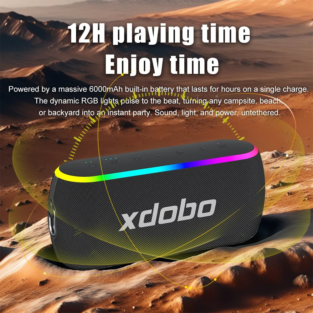 XDOBO X8III Bluetooth Speaker Wireless Subwoofer 60W Powerful Deep Zpaxo