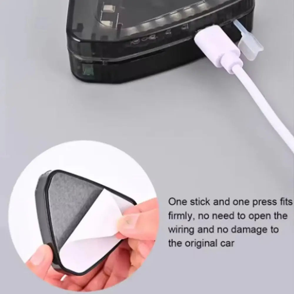 Waterproof Solar Navigation Light USB Charging Wireless Power Strobe Zpaxo