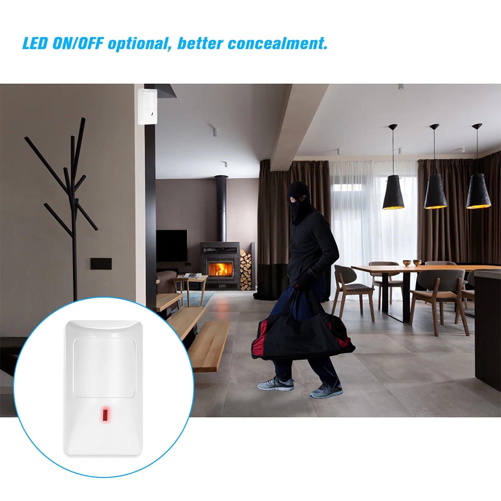 2pcs Sensor Anti-Pet PIR Motion Sensor Wired Alarm Dual Infrared Detector Pet Immune For Home Burglar Security Alarm System Zpaxo