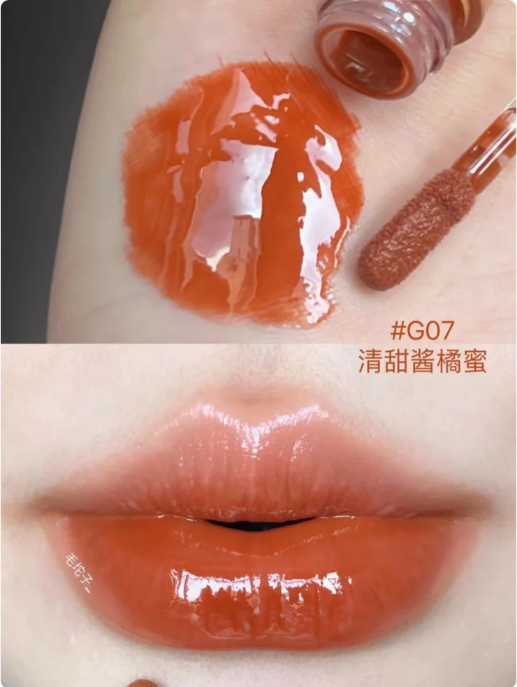 Into You Syrup Lip Gel 2.4G Watery Lip Tint Bare Color Lipgloss Intoyou Authentic Makeup Original Zpaxo