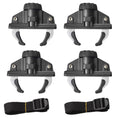 Adjustable Roof Box Clip Strength Mighty Clips Mounting Buckle Quick Zpaxo 4PCS