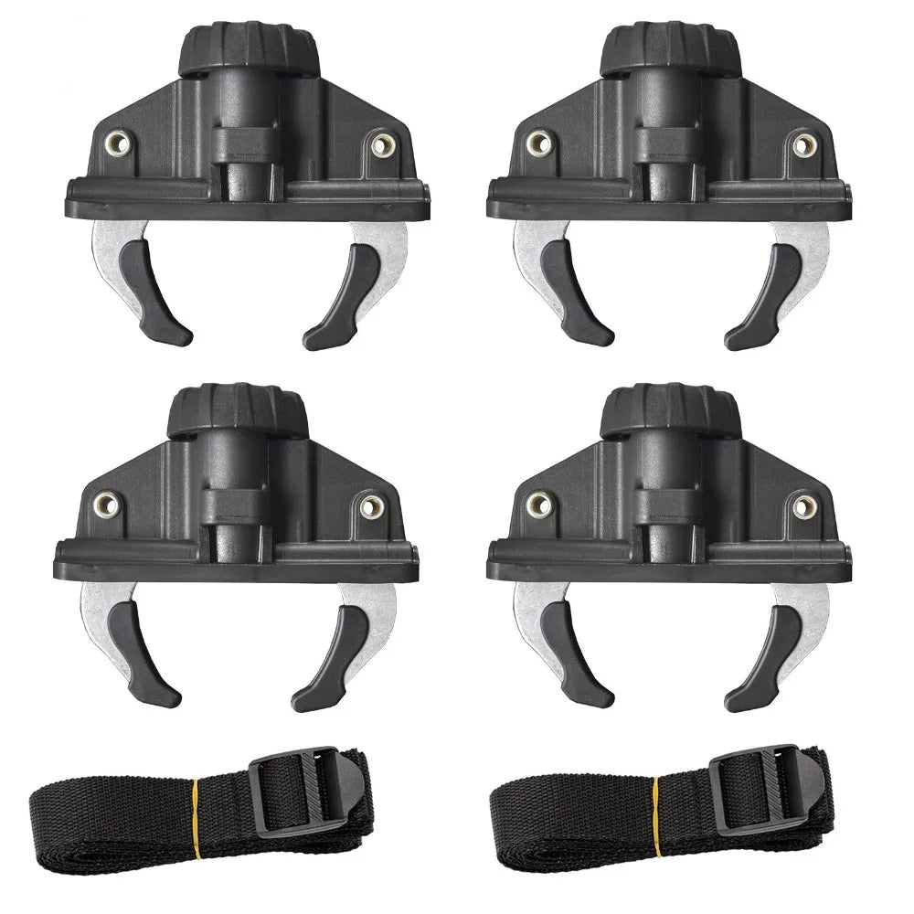 Adjustable Roof Box Clip Strength Mighty Clips Mounting Buckle Quick Zpaxo 4PCS