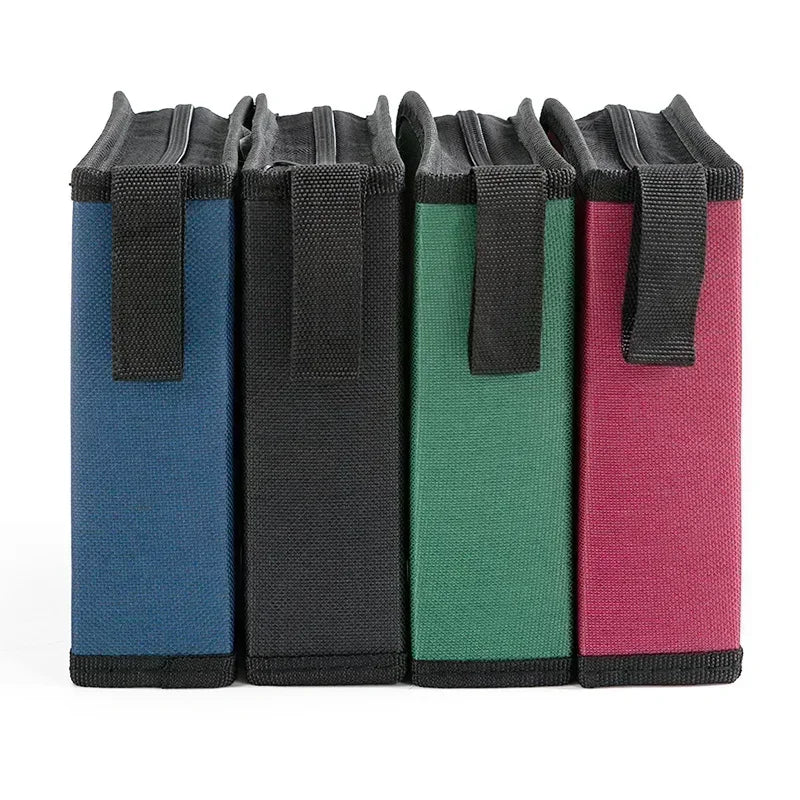 1Pc 40Tablets CD DVD Discs Oxford Handbags Storage Case CD/DVD Case CD Case Storage DVD Organizer Case DVD Booklet Holder Zpaxo