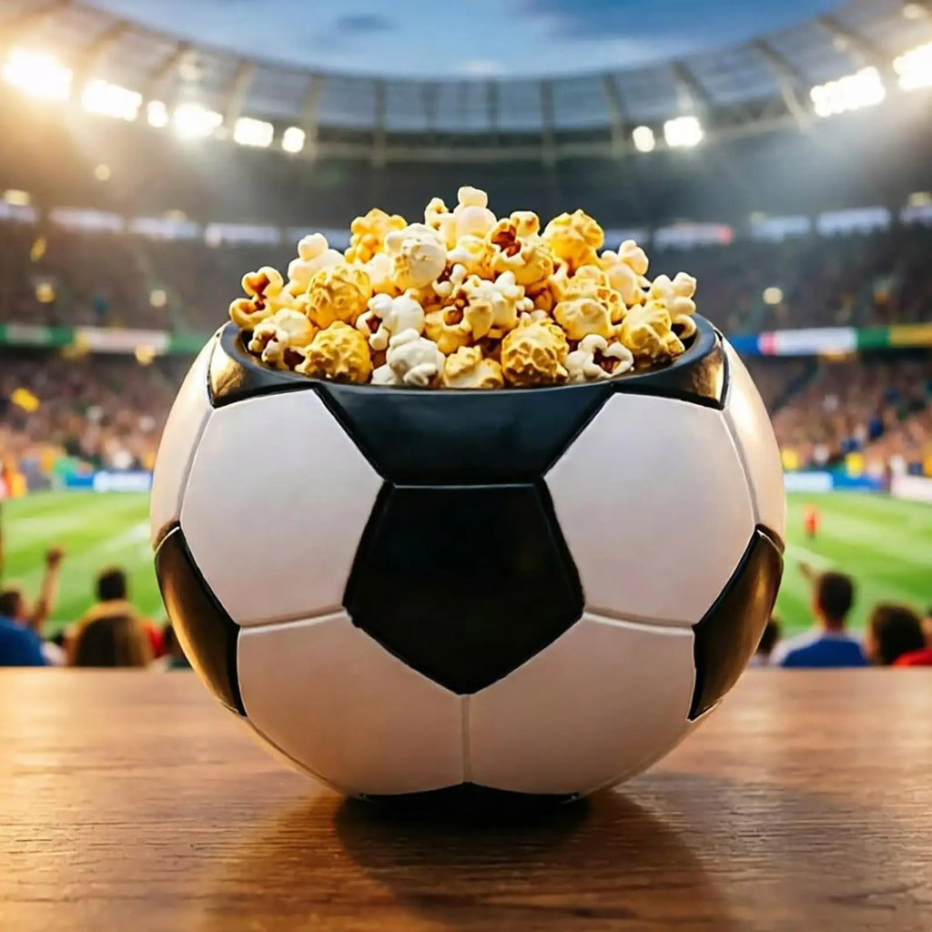 Snack Bowls Soccer Ball Decorative Reusable Dishes Sport Theme Bowl