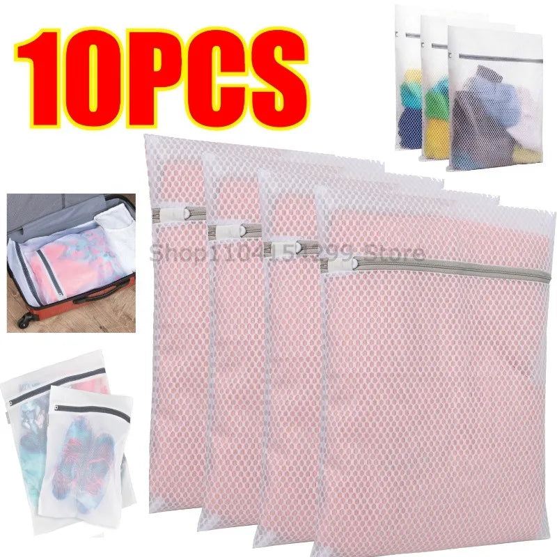Lead-free Mesh Laundry Bags with Sturdy Zipper for Delicates 3 Durable Laundry Wash Bags Protect Clothes in Washing Machine Zpaxo