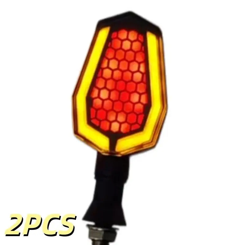 Owl LED Motorcycle Turn Signal Lights – Dual Color Flowing Blinker