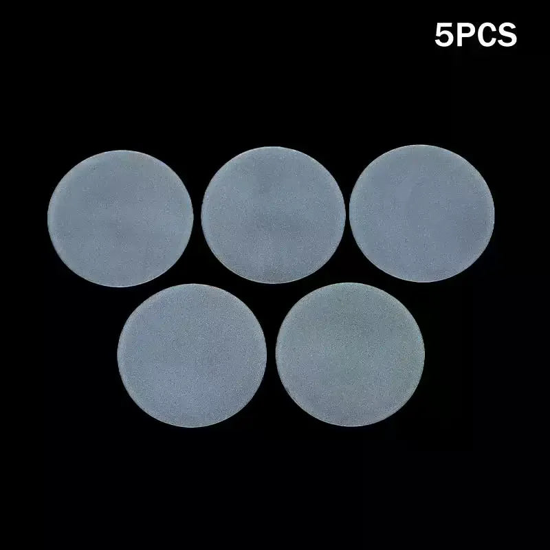 5PCS Matte Glass Round Flat Semitransparent Frosted Glass Lampshade For LED Lamp Down Light Flashlight Zpaxo
