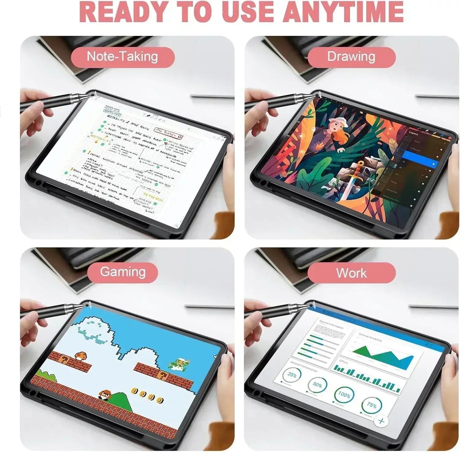 Tablet Pen Drawing Screen Touch 1 Stylus IPhone IPad Capacitive Zpaxo