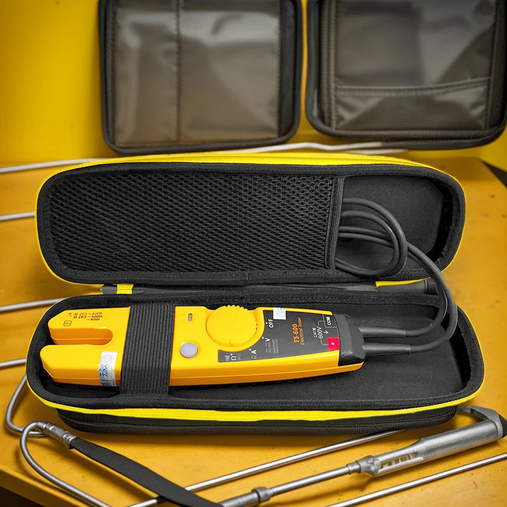 EVA Hard Case with Mesh Pocket Protective Travel Carrying Bag Hard Shell Case for Fluke T5-1000/T5-600/T6-1000/T6-600 Multimeter Zpaxo