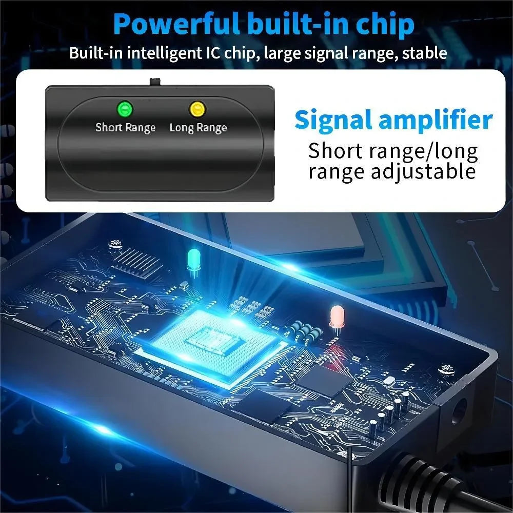 Explosions High-Definition Digital TV Antenna with Adjustable Universal Amplifier Indoor Outdoor Switch UHF TV Antenna Zpaxo