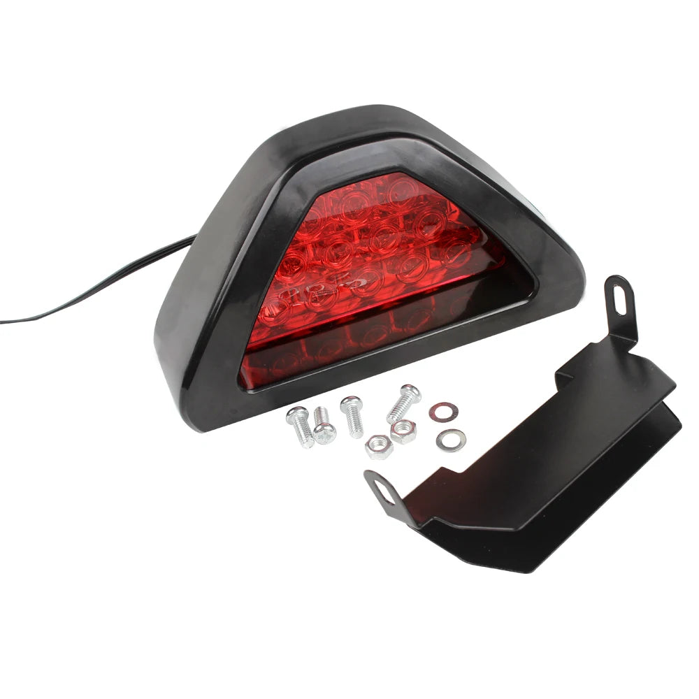 Warning Light Triangle LED Flash Bulbs Tail Red Fog Lamp Car Brake