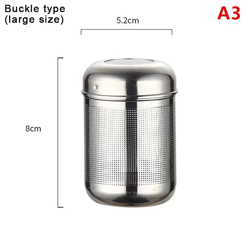 Stainless Steel Teapot Reusable Mesh Infuser Tea Strainer Leaf Spice Zpaxo A3