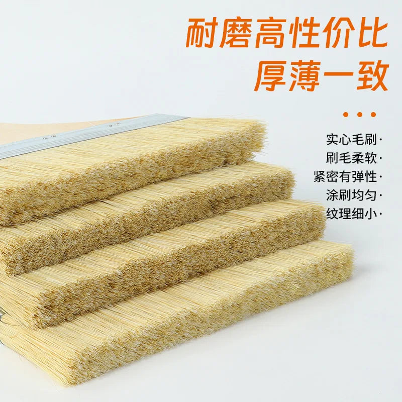 Thicker and Larger 12-inch Paintbrush - with A Large Bristle Surface Area, It Doesn't Shed Hairs. Zpaxo