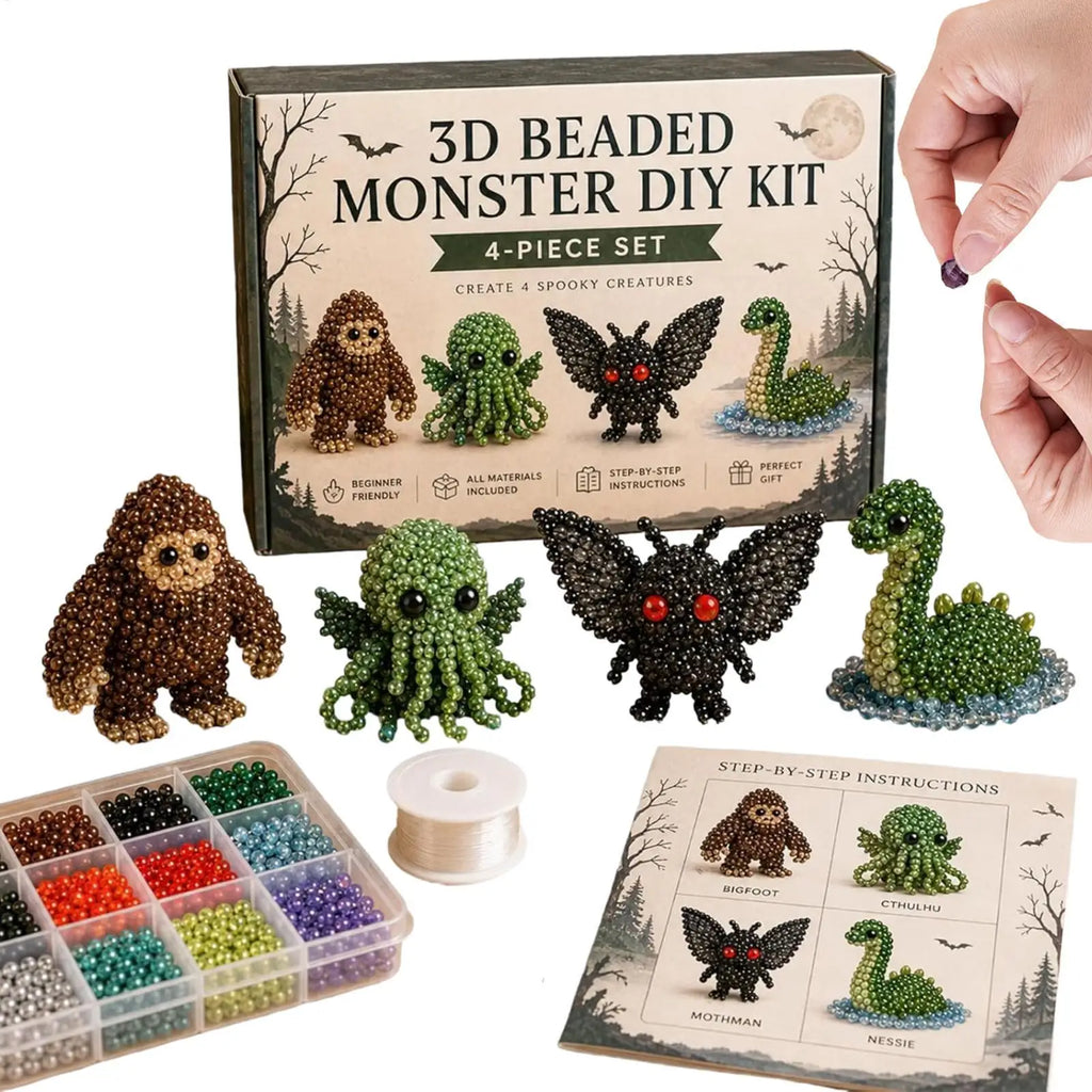 3D Beaded Animal Craft Mini Bead DIY 4 Educational Toy Instruction