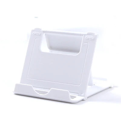 Foldable Universal Mobile Phone Stand Adjustable Cell Holder Tablet Zpaxo White
