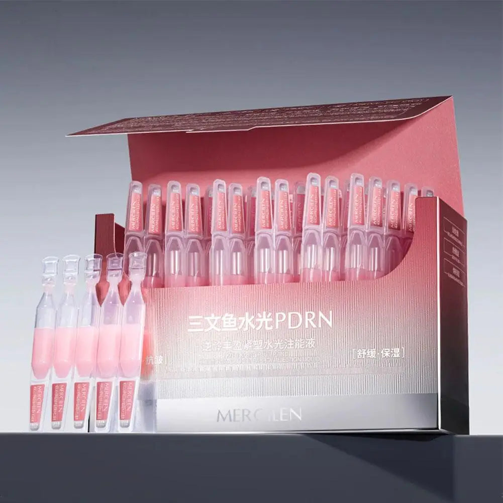 30pcs PDRN Firming Water Light Energy Injection essence Smoothing Skin Oil Control Pore Refining Skin Rejuvenation Essence Zpaxo