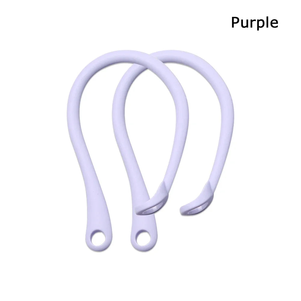 Silicone Ear Hooks for AirPods 1 2 3 Pro – Anti-Drop Sport Grip