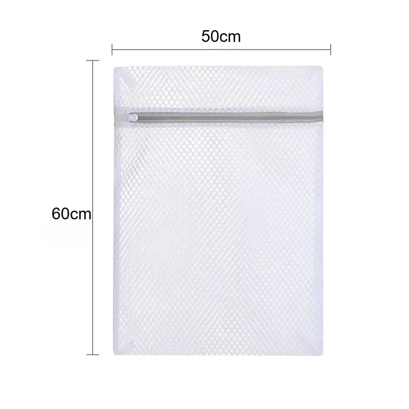1/2/4/5/10Pcs Mesh Laundry Bags Durable Honeycomb Mesh Laundry Organizer Bags Reusable Washing Machines Bag Zpaxo 50X60cm 4Pcs