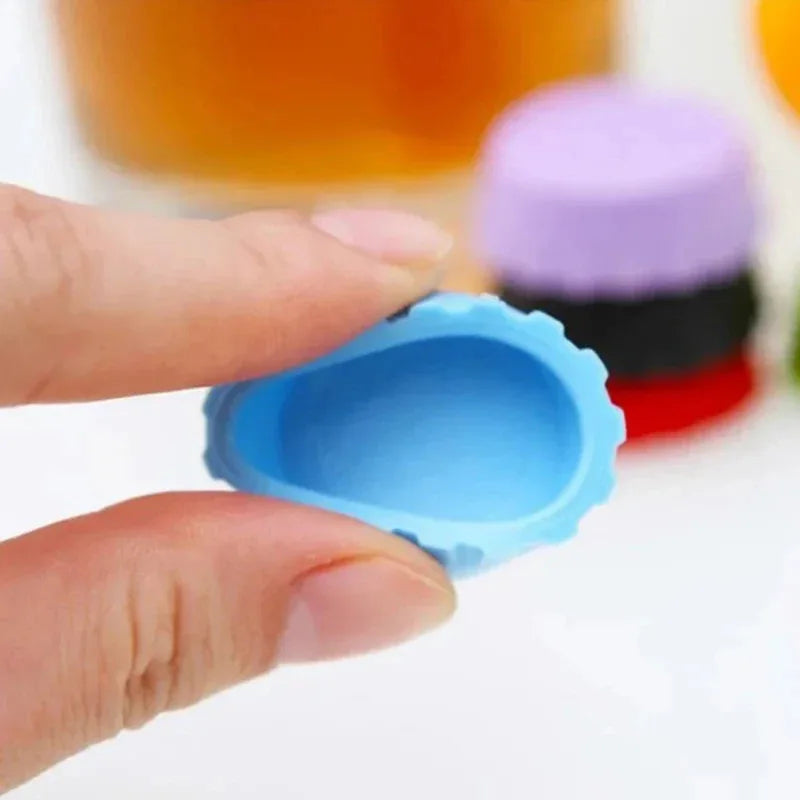 Reusable Silicone Bottle Caps – Candy Colors Beer & Soda Seals