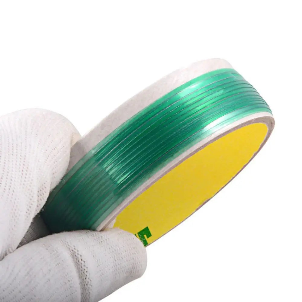 Green Vinyl Wrap Cutting Tape Adhesive Backing 5m Length Finish Line Zpaxo