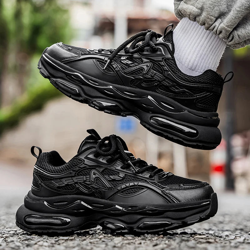 Men's Casual Sneakers Luxury Trainer Shoes Breathable Race Running