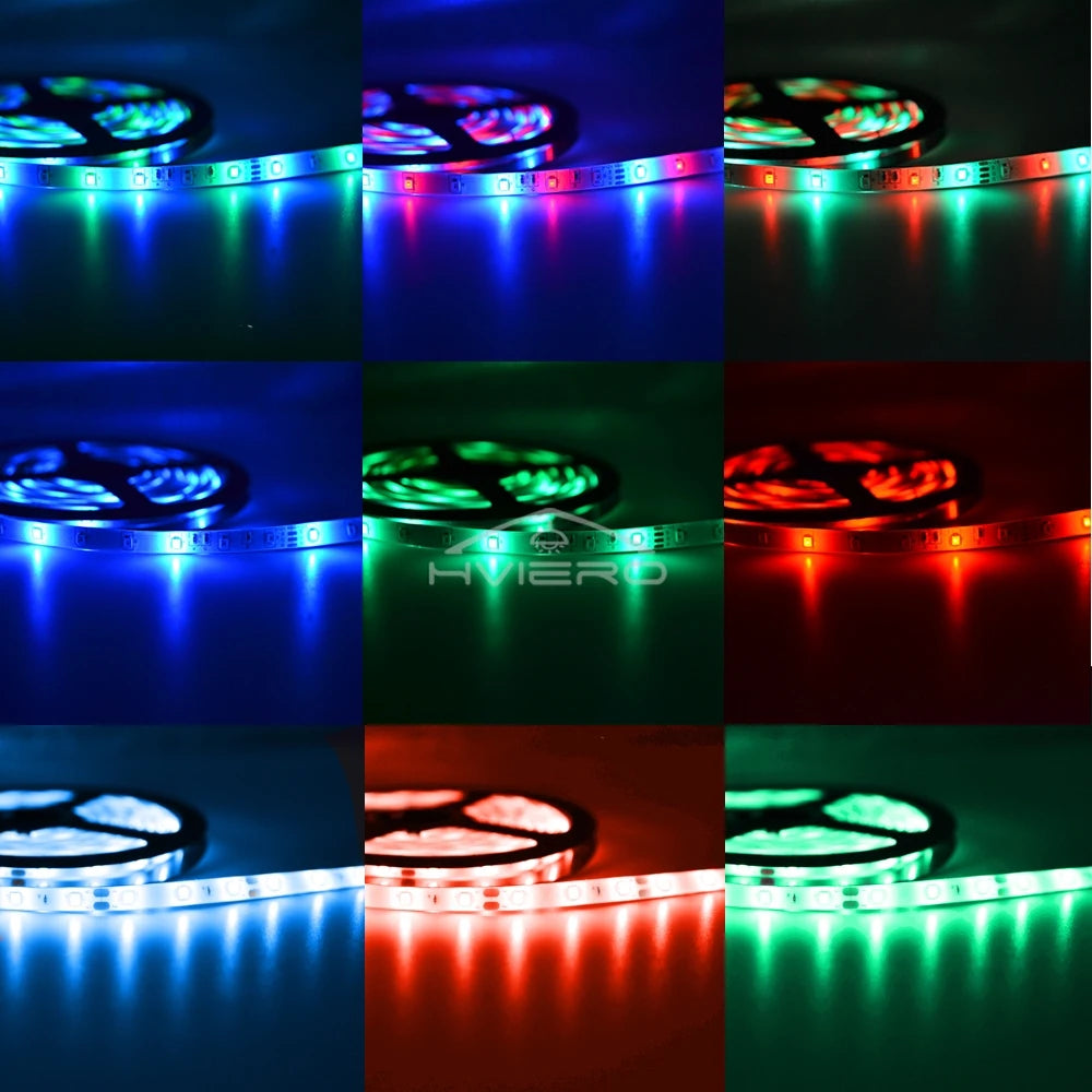 5M 300 LED SMD2835 Flexible Strip Light – RGB & White 12V LED Strip Light Zpaxo