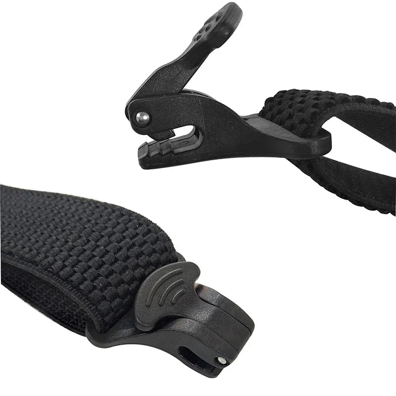 2026 New Arrival! Heavy Duty Work Suspenders for Men 3.8cm Wide X-Back with Plastic Gripper Clasps Adjustable Elastic Zpaxo