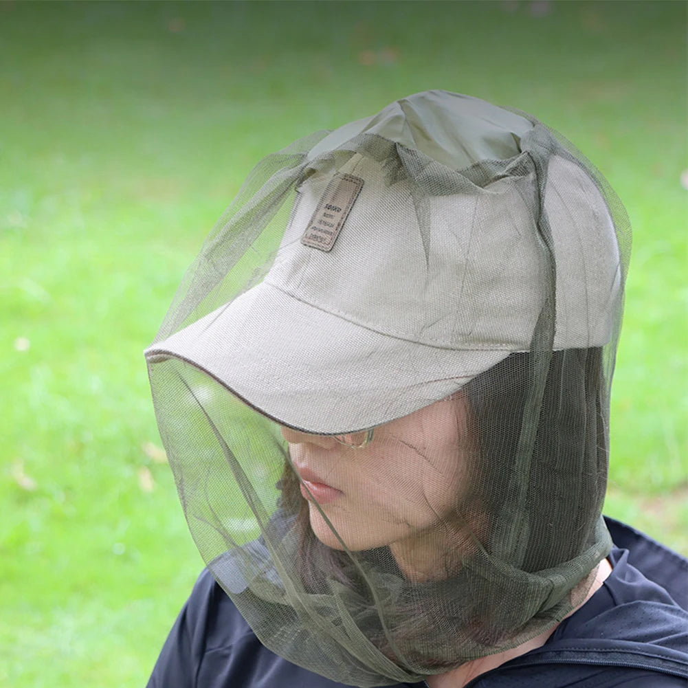 Insect Shield Face Mask Cover Net Neck Fly Netting Hood Outdoor Zpaxo