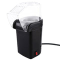 1200W Hot Air Popcorn Popper High Popping Rate Electric Hot Air Popcorn Maker for Home Family Party Kids Zpaxo Black EU