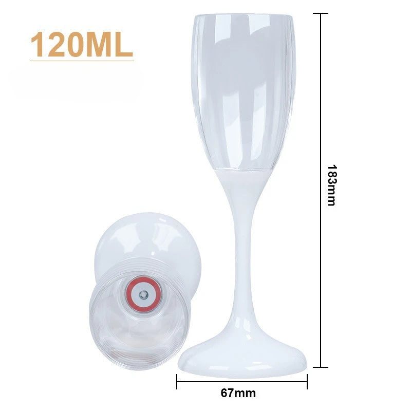 LED Luminous Cup Champagne Food Grade Unique Creative Goblet Year