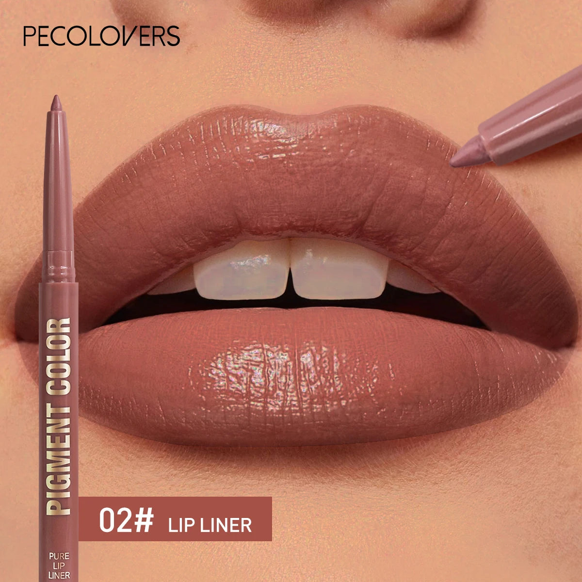 1PC Matte Lip Liner - Long-lasting, Waterproof, Easy To Glide, Moisturizing Formula for All Skin Types, Lip Makeup Zpaxo 02