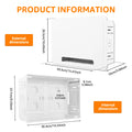 Cable Management Kit 9inch in-Wall TV Media Box Recessed TV Outlet & Network Enclosure in-Wall Enclosure, TV Home Theater Box Zpaxo H9x W14.3 x D3.9inch 9inch
