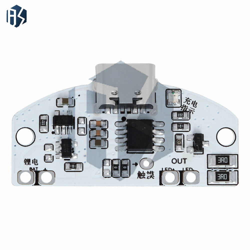 Type-c Table Lamp Circuit Board USB Charging Three Gear Stepless Zpaxo