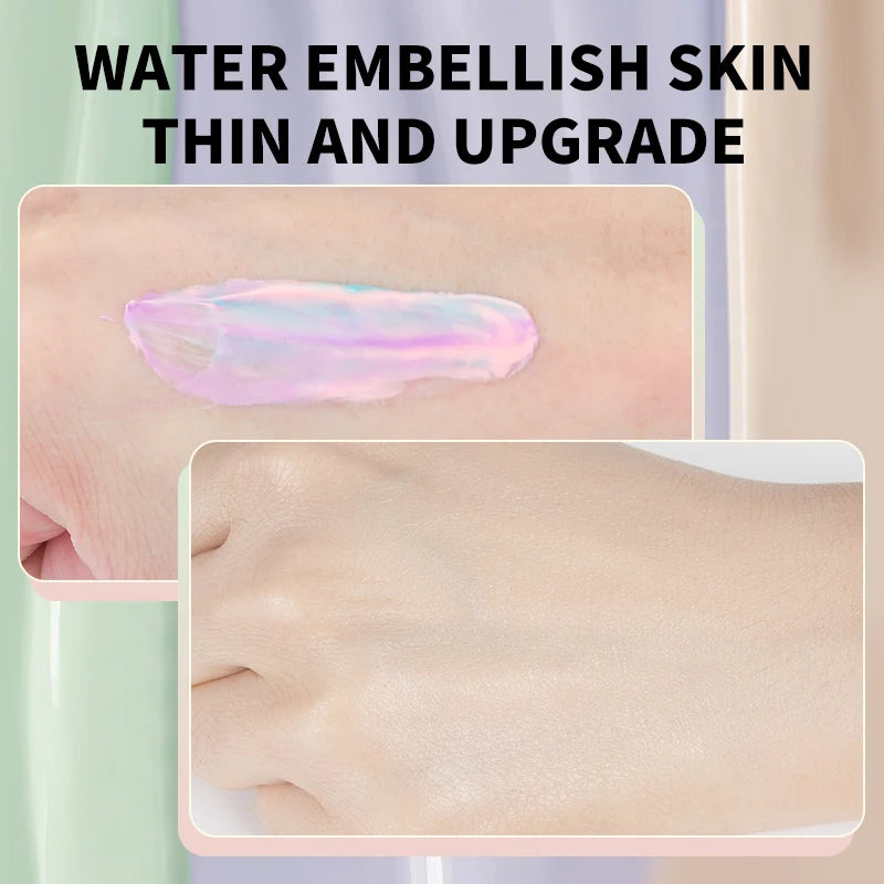 Three-color Makeup Base Light Moisturizing Easy Apply Provides