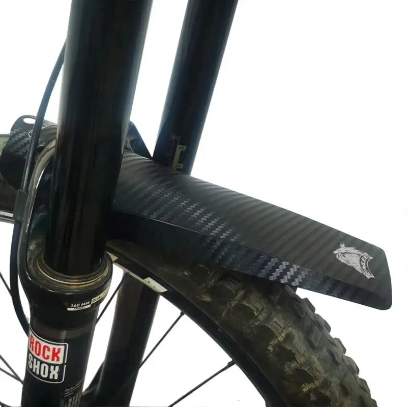 ENLEE Bicycle Fenders Carbon Fiber Color Front/Rear Tire Wheel Universal Mudguard MTB Road Bike Wings Fenders Cycling Zpaxo