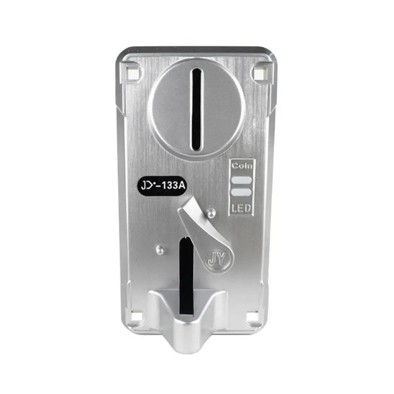 652F Comparable Roll Down Electronic Coin Selector with LED & Wire Zpaxo Silver CN