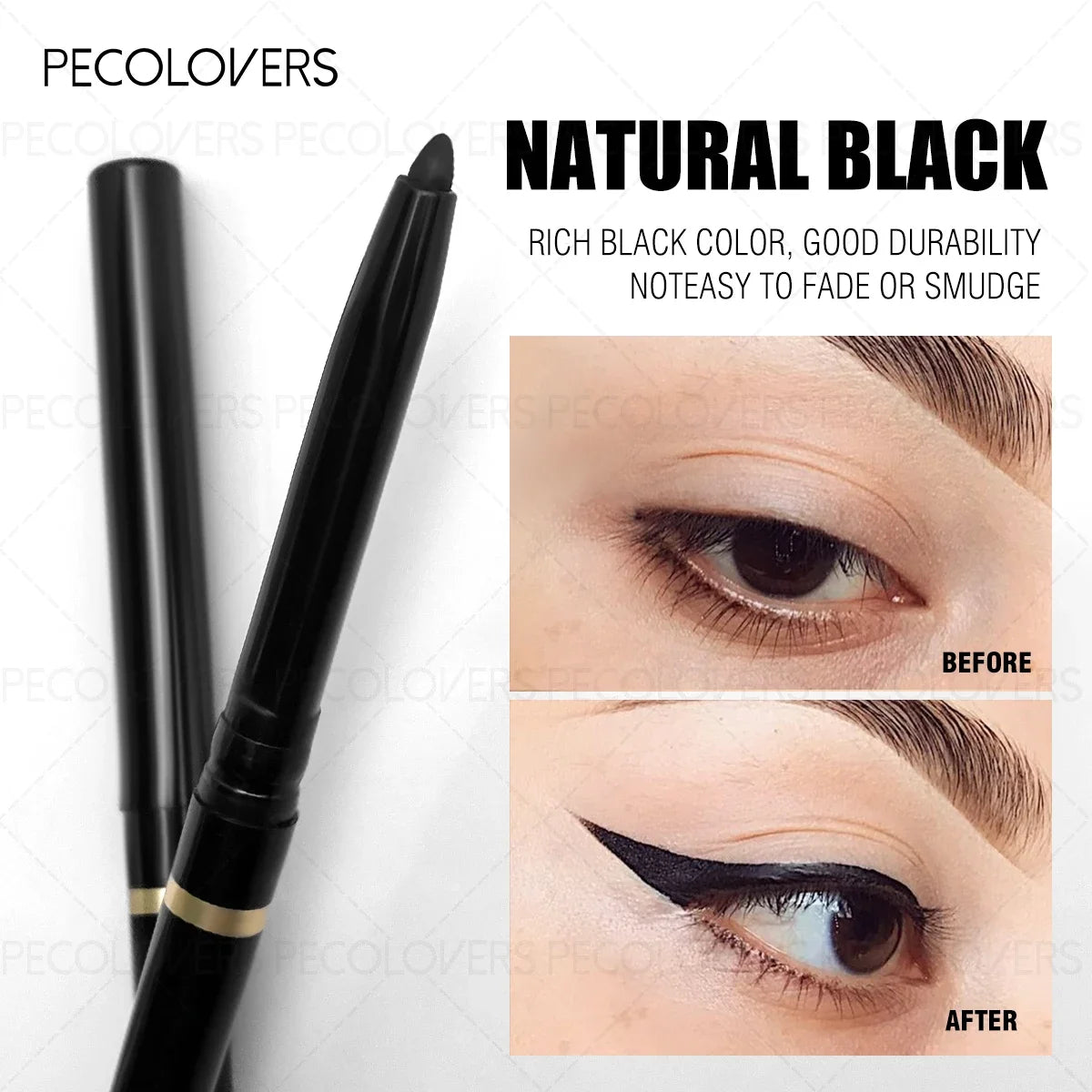 Green Matte Waterproof Eyeliner Gel Pencils Creamy Smooth Texture Zpaxo