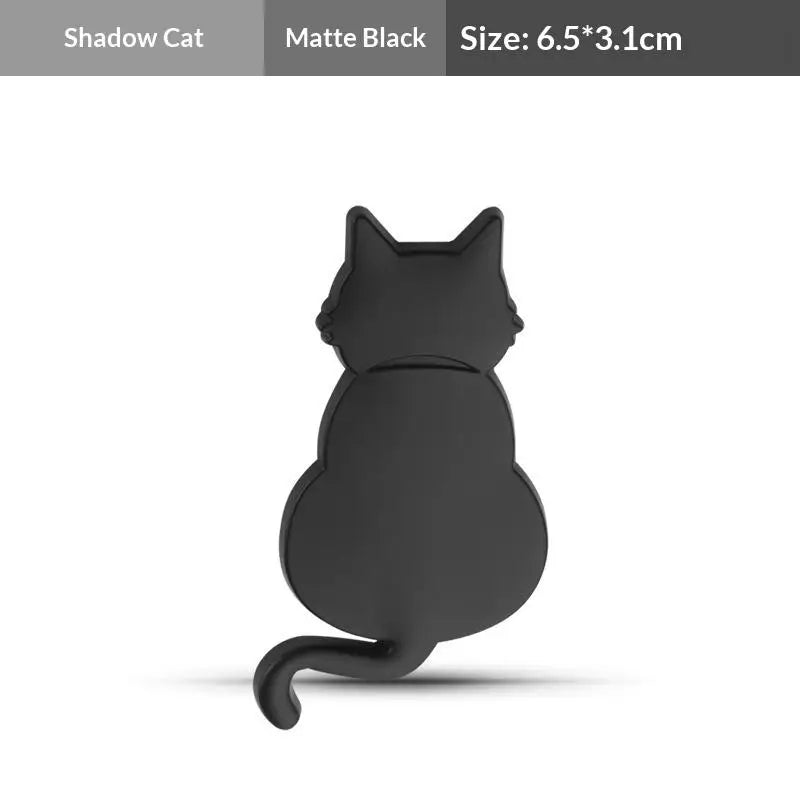 Cute 3D Metal Cat Sticker Personalized Car Emblem Originality Body Zpaxo A6