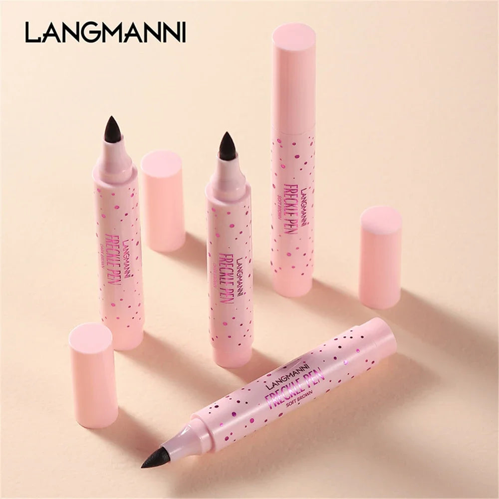 Natural Fake Freckles Pen Waterproof Face Brown Eyeliner Dot Spot Zpaxo