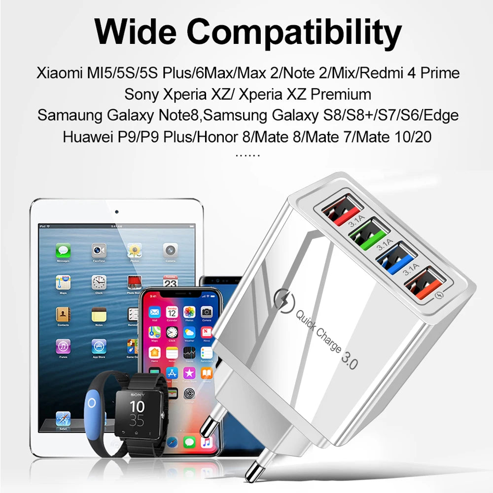 Iphone 14 USB Charger Quick Charge 3 0 Samsung Xiaomi Mi Tablets