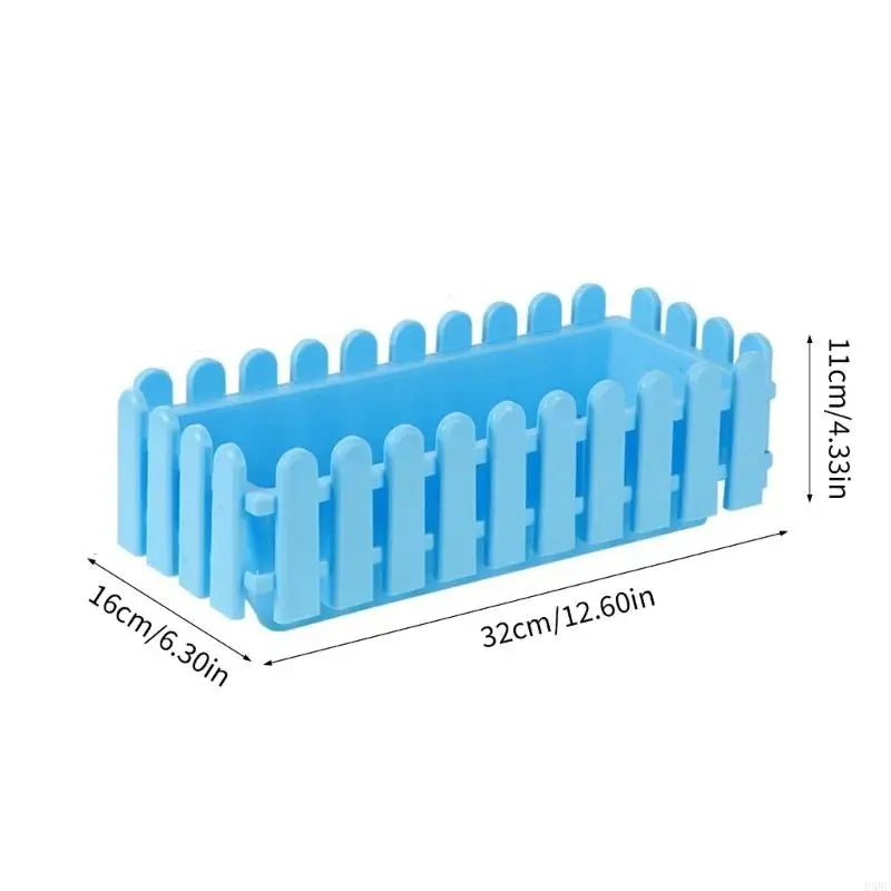 Rectangular Plastic Vegetable Flower Slot Large Thickened Resin