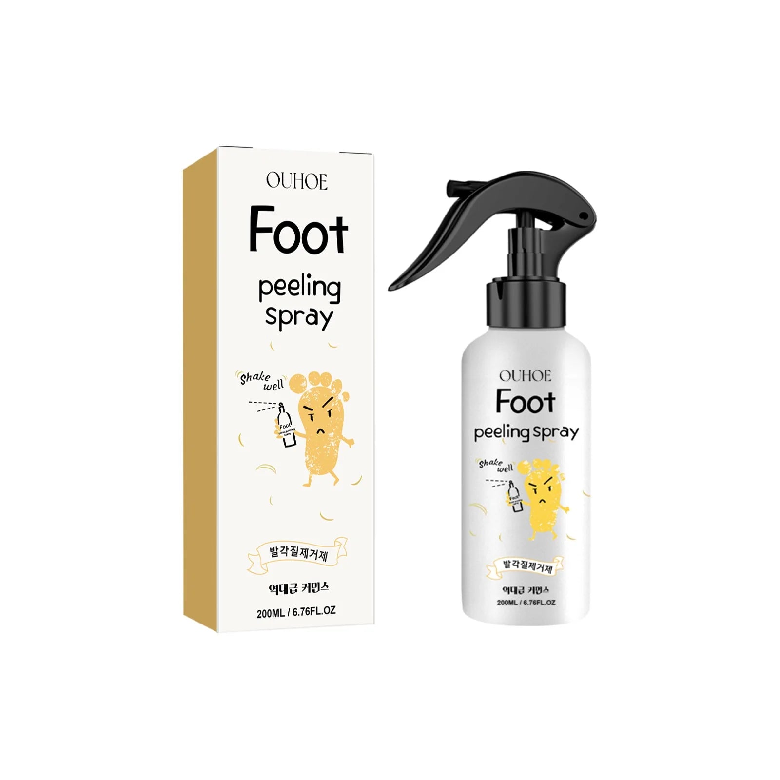 Foot Exfoliating Spray – Dead Skin, Callus & Odor Remover 200ml Foot Exfoliating Spray Zpaxo 200ml boxed