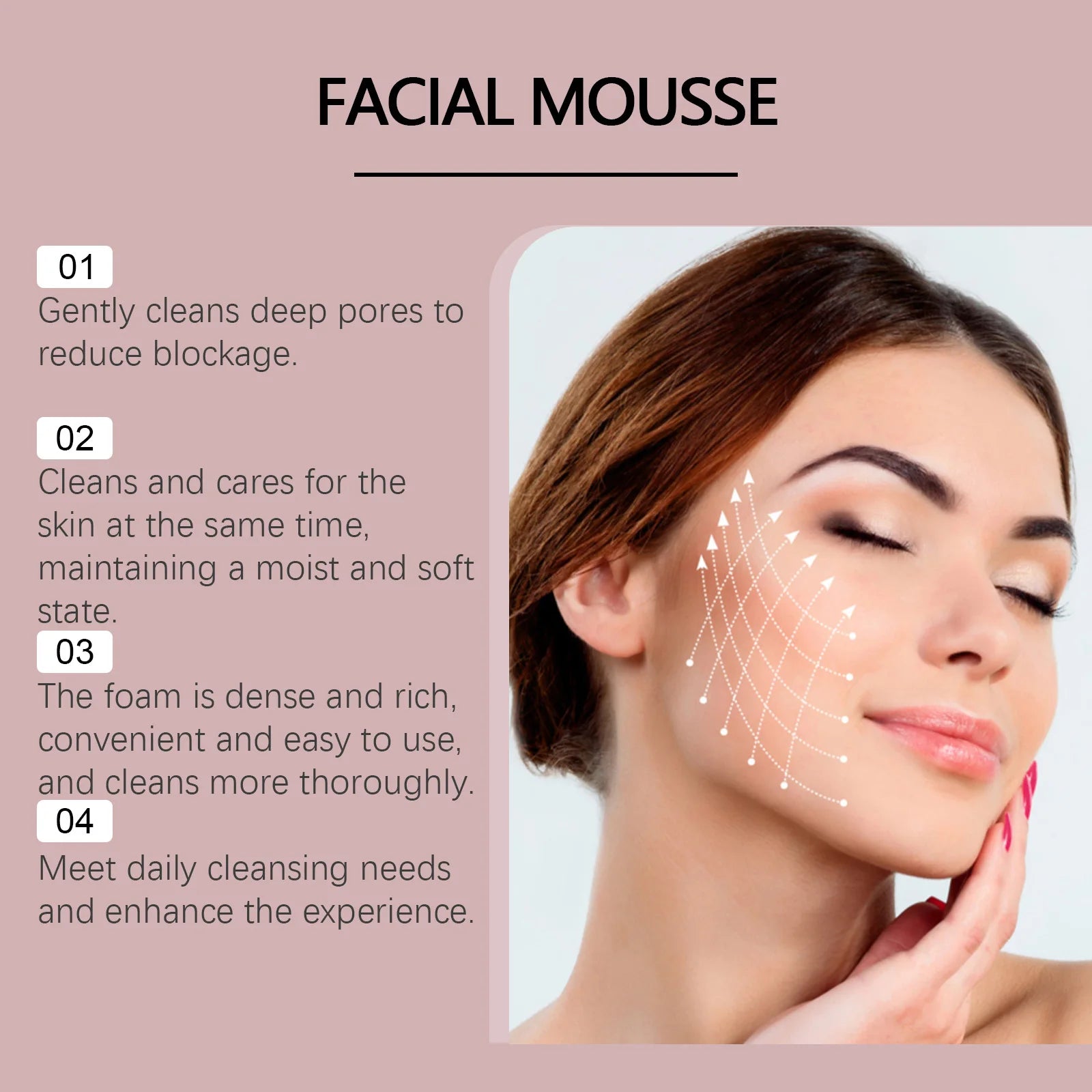 EELHOE Rice Water Cleansing Mousse – Oil Control Face Wash Foaming Face Wash Zpaxo