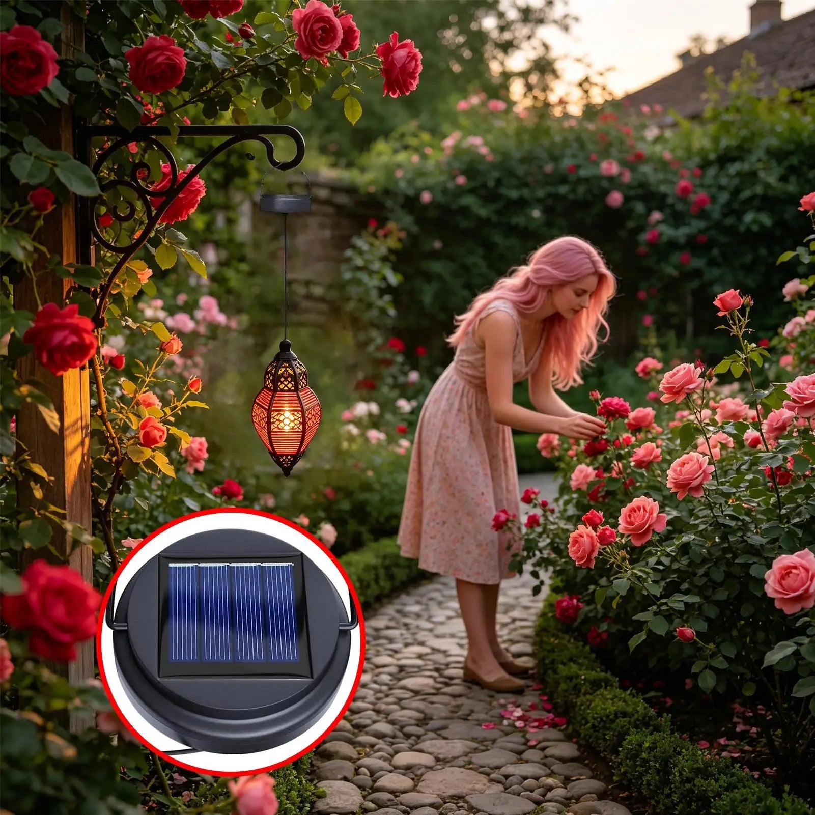 Solar Light Replacement Waterproof Garden Lantern Part Warm Outdoor