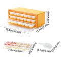 Ice Cube Tray with Bin Ice Bucket with Lid Ice Scoop Ice Maker Storage Box for Whiskey Juice Drink Home Bar Tool Zpaxo J230552