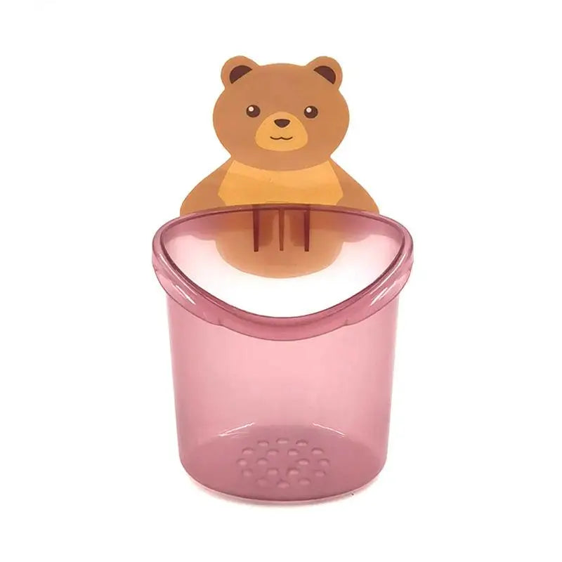 Bear Hug Toothbrush Cup Toothpaste Storage Rack Home Bathroom