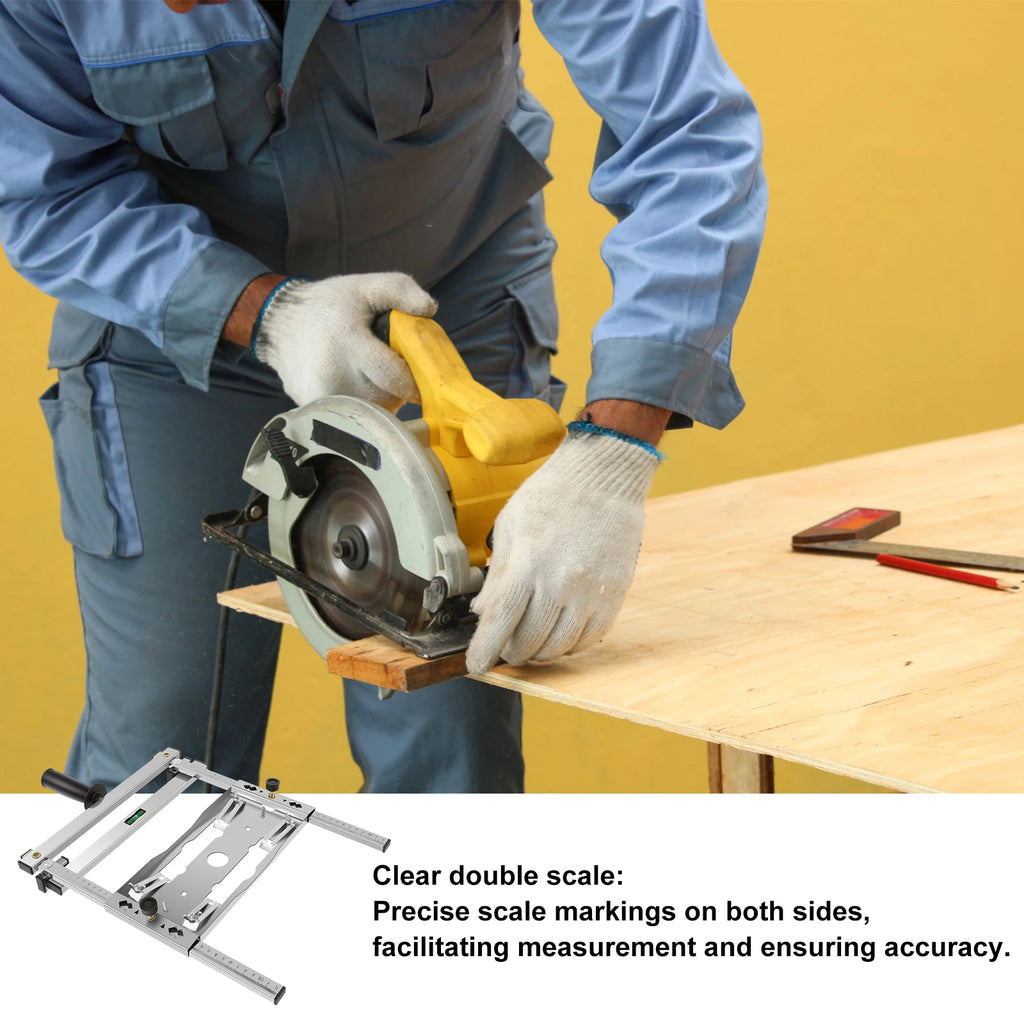 Cutting Machine Edge Guide Positioner Stainless Steel Multifunctional Cutting Machine Safety Woodworking Table Saw Circular Saw Zpaxo