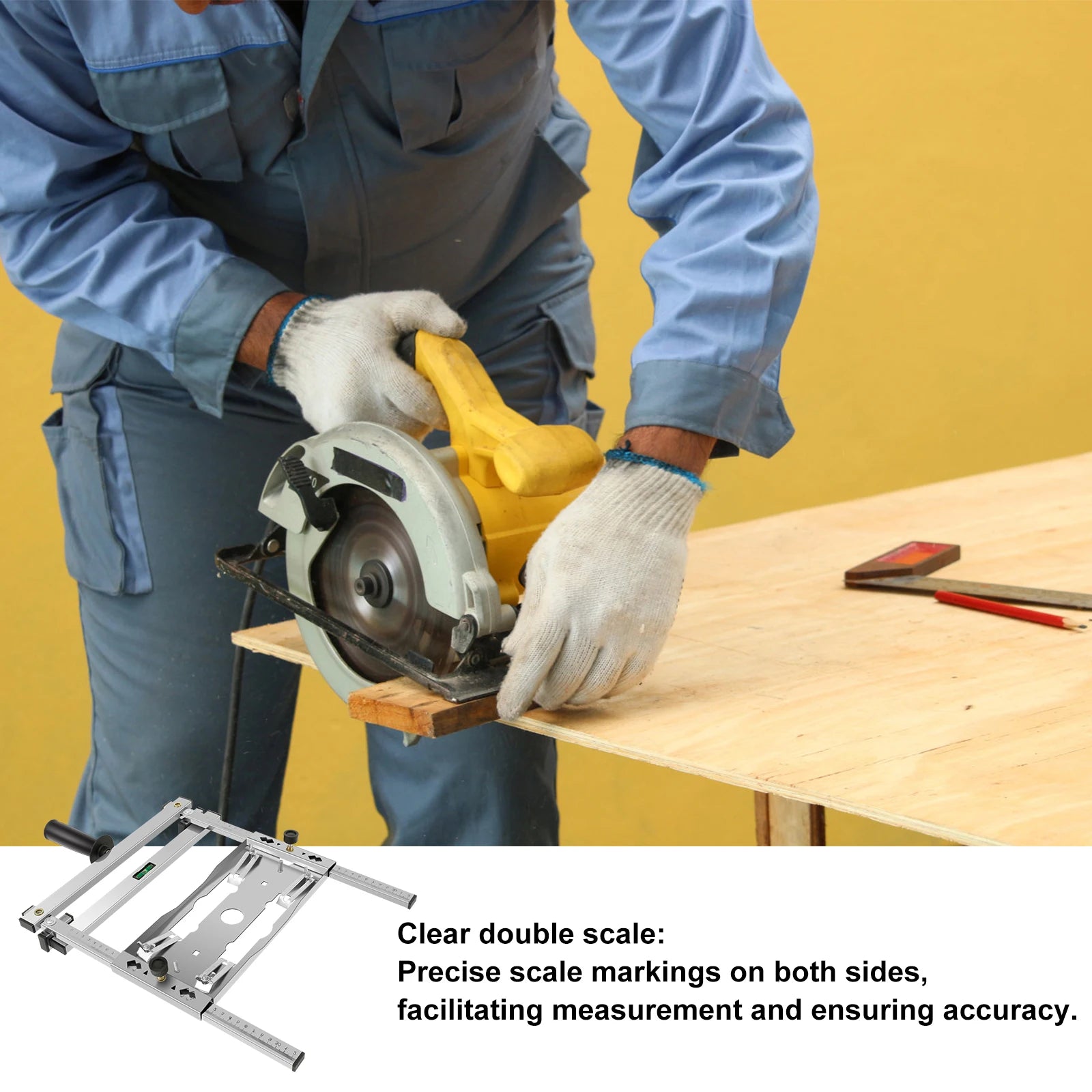 Cutting Machine Edge Guide Positioner Stainless Steel Multifunctional Cutting Machine Safety Woodworking Table Saw Circular Saw Zpaxo